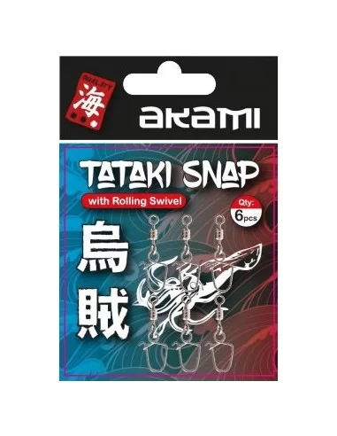 Akami Tataki Snap Whit Rolling 6 pz Totanare e polpare Akami