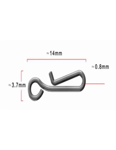 Yamashiro Snap Stainless Steel 10 pz