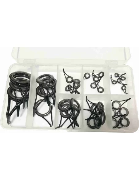 Yamashiro Anelli per Canne da Pesca Assortimento 40 pz Riparazione Canne Yamashiro