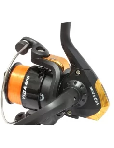 Kolpo Vida Fishing Reel 200 with Fluo Orange Wire 2