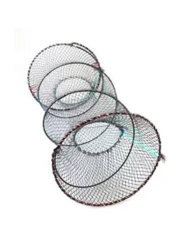 MgFishing Kit 3 Nasse Da Pesca 90x40 Cm - Richiudibili E Facili Da Trasportare