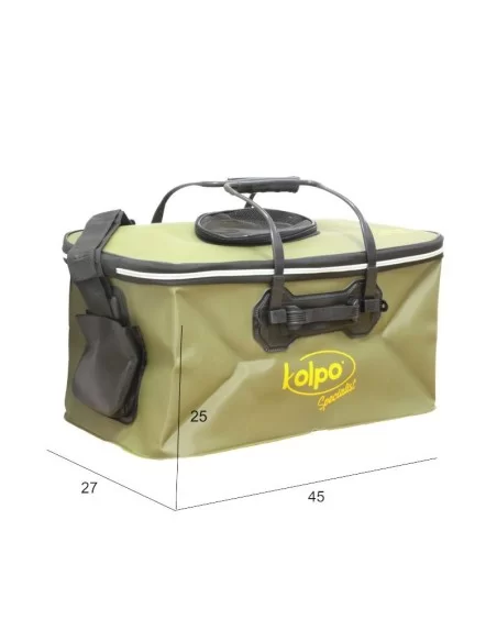 Kolpo Borsa in Eva Specialist Porta Vivo Eva Bag 45 cm Borse da pesca Kolpo