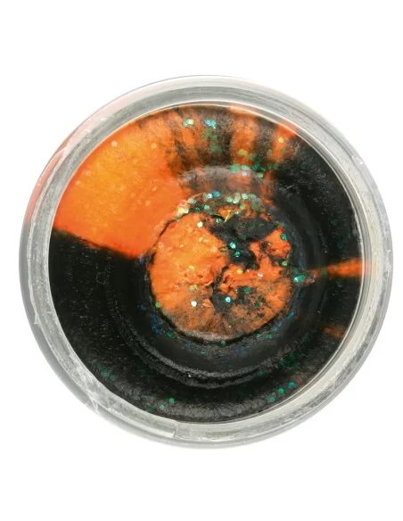 Berkley Powerbait Glitter Trout Bait Black Orange Pastella per Trote