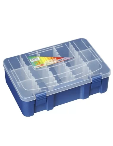 Kolpo Scatola Porta Accessori Artificiali e Minuteria da Pesca 276 x 188 x 75 mm 15 Scomparti Cassette Pesca Kolpo