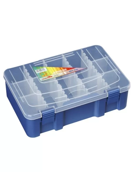 Kolpo Scatola Porta Accessori Artificiali e Minuteria da Pesca 276 x 188 x 75 mm 15 Scomparti Cassette Pesca Kolpo