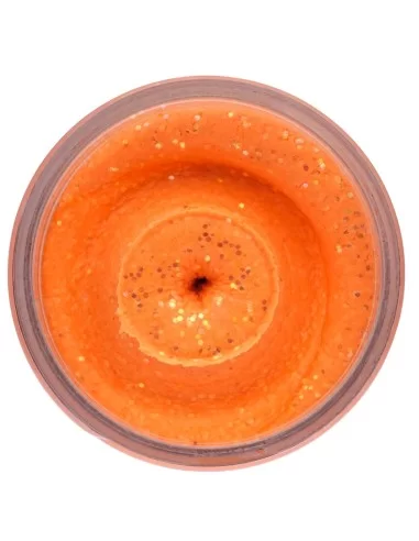 Berkley Powerbait Glitter Trout Bait Fluoescent Orange Pastella per Trote Anice