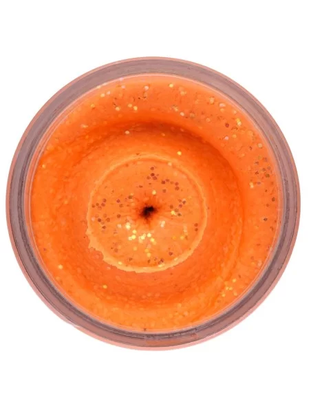 Berkley Powerbait Glitter Trout Bait Fluoescent Orange Pastella per Trote Anice