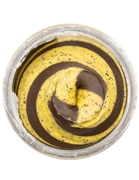 Berkley Powerbait Glitter Trout Bait Gusto Banana Boost Pastella per Trote