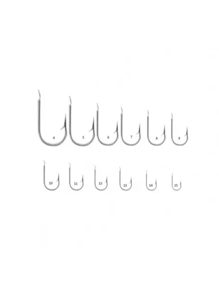 Youvella Ami Serie 65752 Gambo Corto con Paletta 100 pz Ami da pesca Youvella