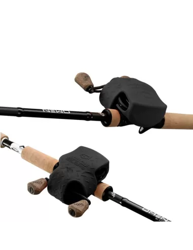 13 Fishing Skull Cap Guscio Protezione Per Mulinello Nero Borse da pesca 13 Fishing