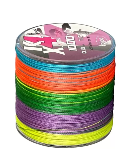 Kolpo Braid Trecciato Multicolor Bobina da 1000 mt 
