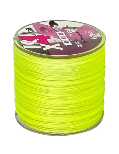 Kolpo Braid Trecciato Giallo Bobina da 1000 mt