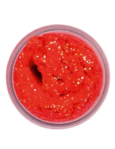 Berkley Powerbait Glitter Trout Bait Salmon Red Pastella per Trote Anice Affondante Esche da pesca Berkley