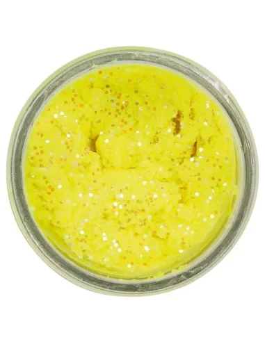 Berkley Powerbait Glitter Trout Bait Corn Mais Pasta Trote Sunshine Yellow