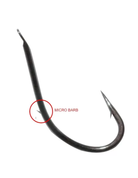 Hayabusa HB-1100 Ami da Pesca Con Paletta e Ardiglione sul Gambo High Carbon 10 pz