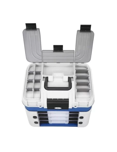 Kolpo Super Box 4 Scatole e Grande Vano Porta Accessori da Pesca