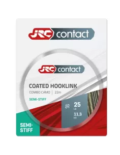 Jrc Contact Coated Hooklink Semi Stiff Color Camo 22 mt  2