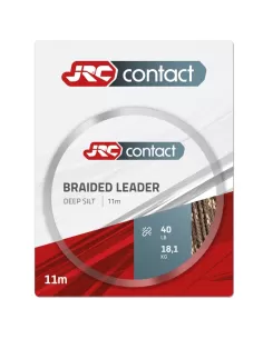 Jrc Contact Braided Leader Braid Camo Brown 11 mt  2