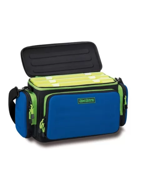 Akami Borsa Con 3 Scatole Porta Accessori Tasche Lalterali e Frontale