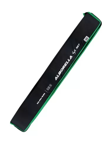 Maver Alborella Sx Canne da Pesca Telescopiche in Carbonio Kit 4 Canne e Fodero Canne da pesca Maver