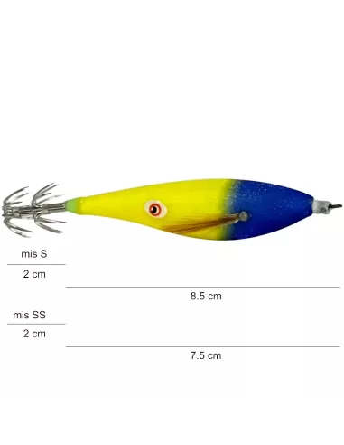 Kolpo OT04 Totanara da Pesca Totani e Seppie Esche Artificiali Kolpo