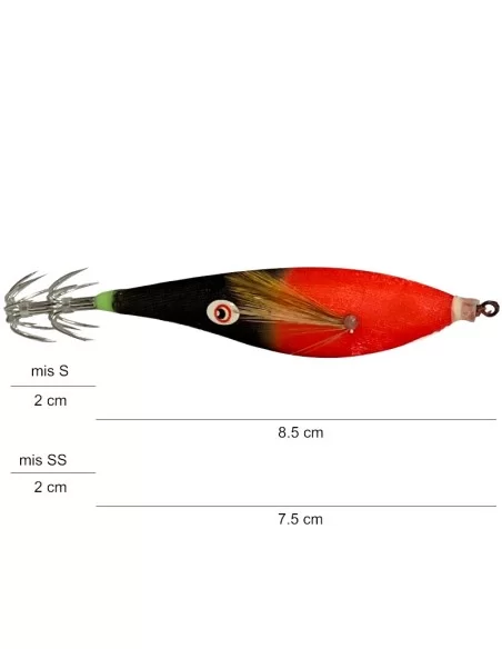 Kolpo OT06 Totanara da Pesca Totani e Seppie Esche Artificiali Kolpo
