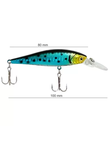 Yamashiro SH10 Minnow Floating 10 cm Colore 08 Esche Artificiali Yamashiro
