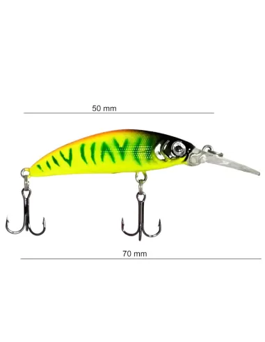 Yamashiro MR70 Minnow Speciale Trota Aspio 7 cm Colore 08