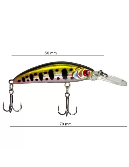 Yamashiro MR70 Minnow Speciale Trota Aspio 7 cm Colore 01