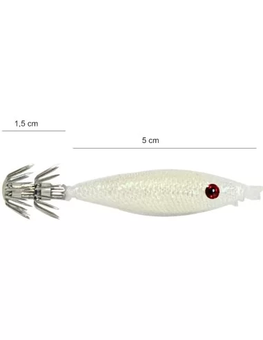 Kolpo OP16 Totanara Soft Squid Speciale Seppia 5.5cm Corpo Soft Esche Artificiali Kolpo