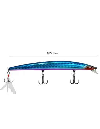 Yamashiro EP02 Artificiale Long Jerk 18.5 cm 25 Grammi Esche Artificiali Yamashiro