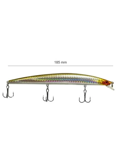 Yamashiro Long Jerk Artificiale da Spinning Barracuda e Spigole LG04 18.5 cm 24.5 gr