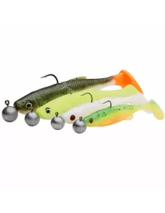 Savage Gear Fat Minnow T-Tail RTF Kit 4 Fish Bait Spinning Armed 7.5cm 5 gr  2
