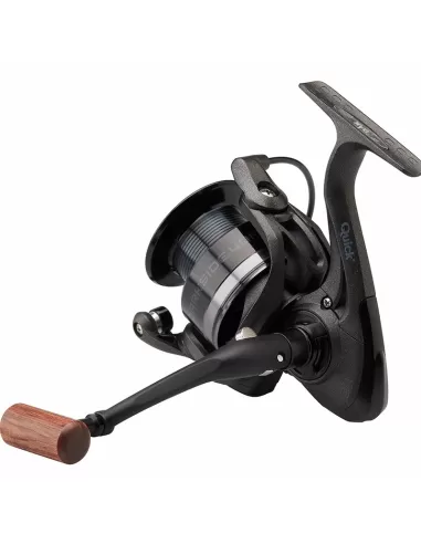 Dam Quick Darkside 4QF 6000S Mulinello da Pesca Stalking Manovella in Legno
