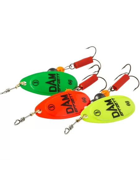 Dam Effzett Fluo Spinner Cucchiain Pesca Spinning 6 gr