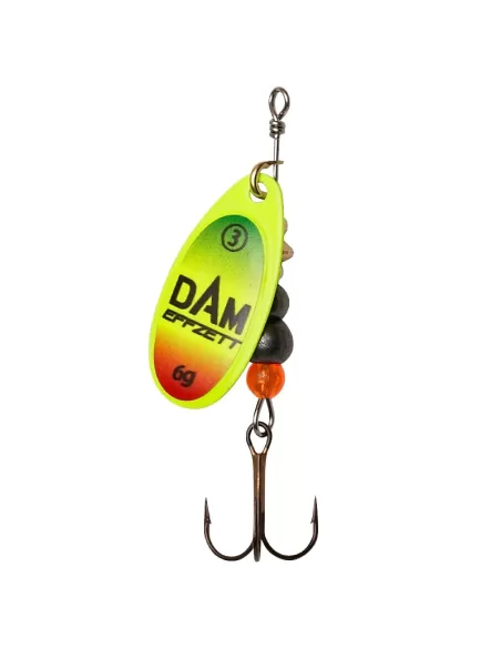 Dam Effzett Fluo Spinner Cucchiain Pesca Spinning 6 gr