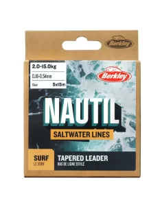 Berkley Nautil Surf Shock Leader 5 pieces of 15 mt Conical Special Surfcasting 2