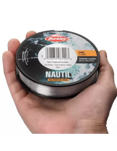 Berkley Nautil Surf Shock Leader 5 pezzi da 15 mt Conici Speciale Surfcasting