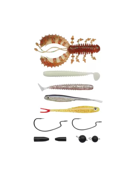 Berkley Finesse Kit Completo per la Pesca Street Fishing 11 pz