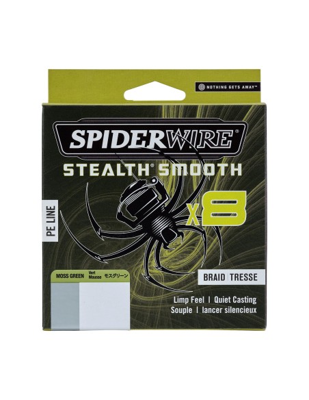 Spiderwire Stealth Smooth8 X8 PE Braid Trecciato 8 Capi 150mt Fili da pesca Spiderwire