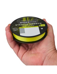 Spiderwire Stealth Smooth8 X8 PE Braid Braid 8 Heads 150mt Yellow  2