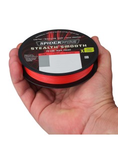 Spiderwire Stealth Smooth8 X8 PE Braid Braid 8 Heads 300mt Red 2