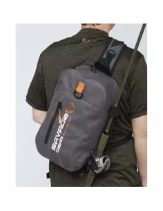 Savage Gear Aw Sling Rucksack Sling Backpack for Tackle and Fishing Rod 2