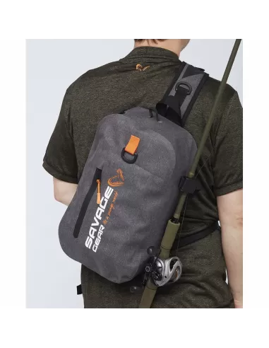 Savage Gear Aw Sling Rucksack Zaino Monospalla Porta Attrezzatura e Canna da Pesca