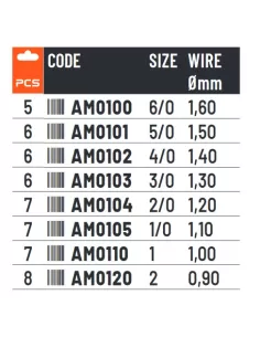 Colmic Nuclear MR21 Fishing Hooks With Very Resistant Eyelet 2