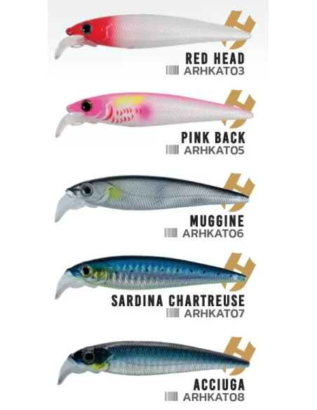 Herakles Lip Minnow Slow Sinking da Spinning 95 mm 12 gr Esche Artificiali Minnow Herakles