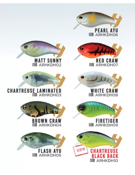 Herakles Hypno SR Crankbait Offerta Esca Artificiale 56 mm 11.5 gr