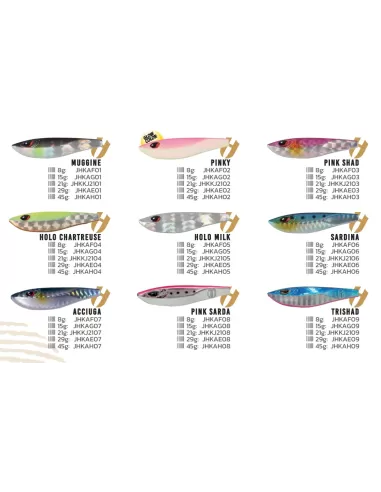 Herakles Kutter Jig Offerta Artificiali 29 gr con Ancoretta Esche Artificiali Herakles