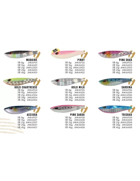 Herakles Kutter Jig Offerta Artificiali 29 gr con Ancoretta Esche Artificiali Herakles