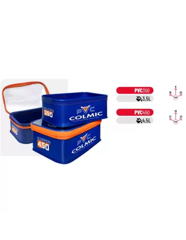 Colmic Contenitori in PVC Combo Scorpion 450 + Falcon 350 2pz